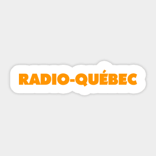 Radio-Québec front back Sticker